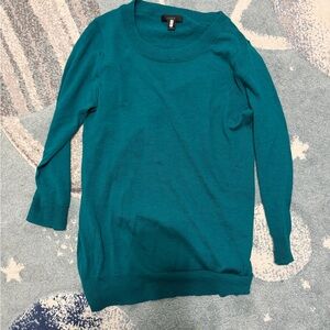 J. Crew Jade Green Crew Neck Sweater